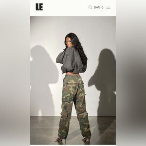 Local European Camo Cargos